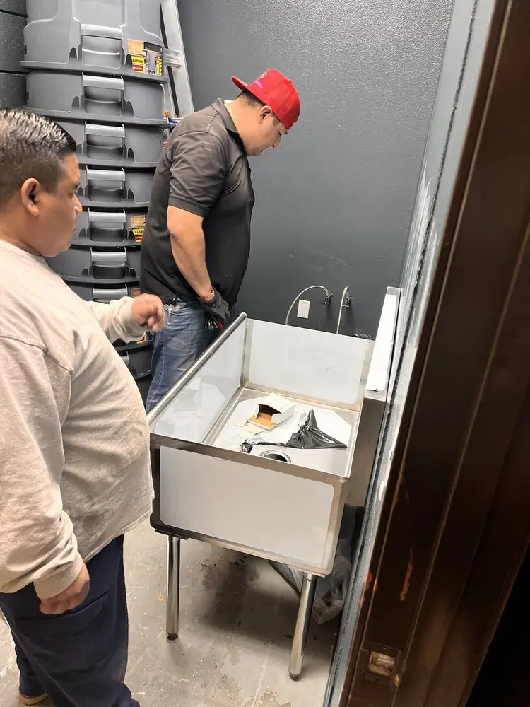 Commercial plumbing and sink installation in Closter